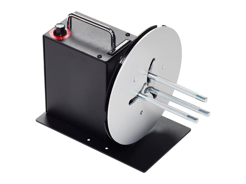 Automatic Label Rewinder Barcode Rewinding Machine Adjustable Core Holder 1"-4" 