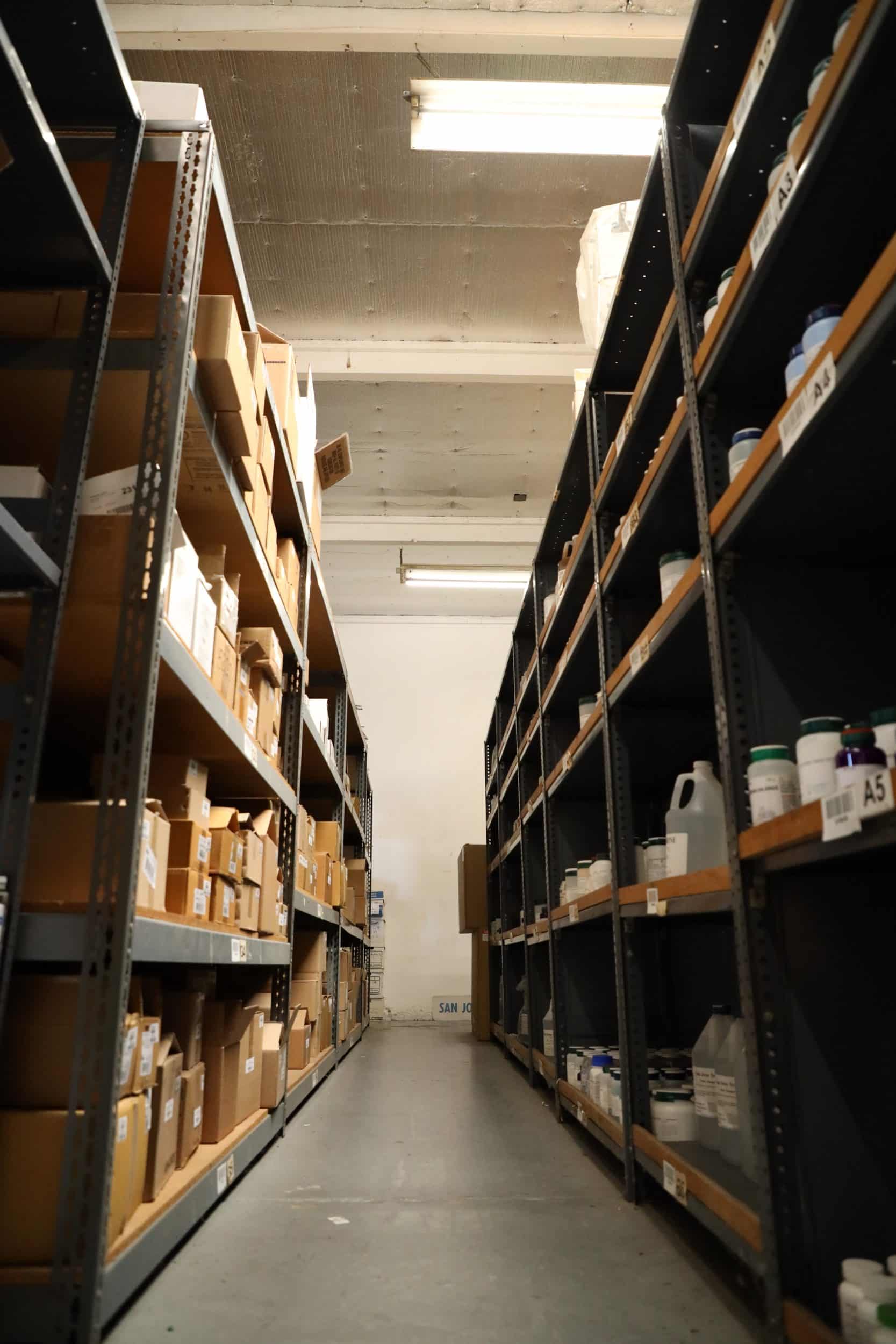 warehouse inventory room